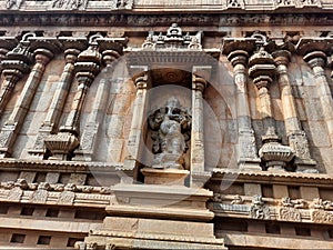 11th century& x27;s Lord ganesha statue at ,Brihadisvara Temple, ThanjavurTamilnadu india.