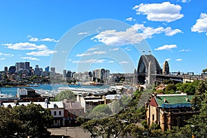 12-11-2016- view of the Sydney harbour bridge, an Australian National Heritage List