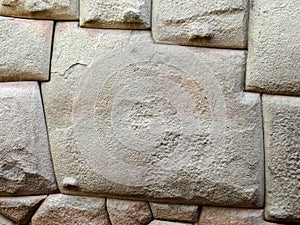 12 angle stone in Inca wall in Cuzco