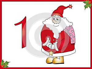 12 days of christmas: 1 Santa Claus