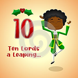 The 12 Days Of Christmas - 10Th Day - Ten Lords A Leaping