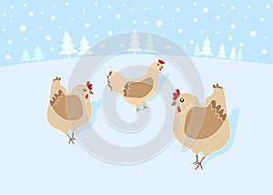 12 Days of Christmas: 3 French Hens