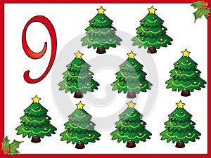 12 days of christmas: 9 Christmas trees