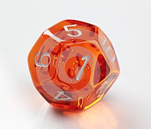 12-sided die photo