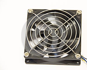 12 volt erectric fan with metal guard