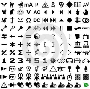 121 vector pictograms.