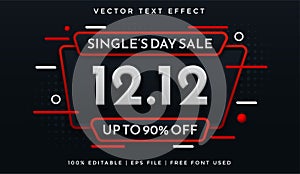 1212 text effect style template