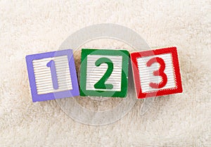123 toy block
