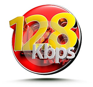 128 kbps.