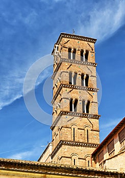 12th-century campanile of Santa Francesca Romana church, Rome