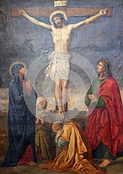 12th Stations of the Cross, Jesus dies on the cross