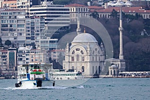 13-01-2024 Istanbul-Turkey: Üsküdar Be?ikta? Passenger Engine