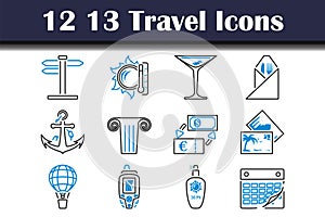 13 Travel Icon Set
