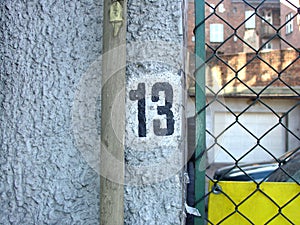 13 unlucky number photo