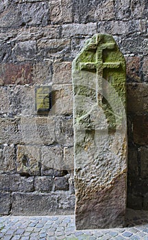 13th Century Boundary Post, Ypres, Belgium