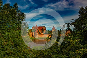 13th century Castle of the Teutonic Order in Malbork