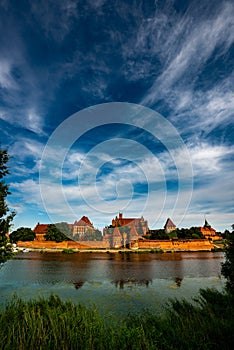 13th century Castle of the Teutonic Order in Malbork