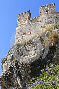 13th-century Scaliger Castle on Lake Garda, Malcesine, Italy