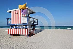 13th Street Lifeguard station, South Miami Beach