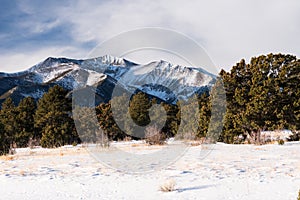 14,276 Foot Mount Antero is located within the San Isabel National Forest, in central Colorado.