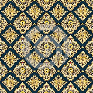 1475 Retro Vintage Patterns: A retro and vintage-inspired background featuring retro vintage patterns with classic motifs, retro