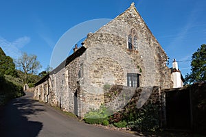 14th century Tithe Barn in Selworthy. Somerset UK