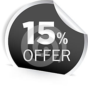 15 percentage discount offer