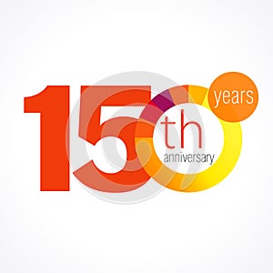 150 years anniversary chart logo