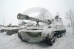 SO-152 Akatsiya self-propelled artillery