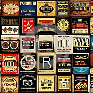 1527 Vintage Retro Cinema: A retro and vintage-inspired background featuring retro cinema elements, such as film reels, vintage