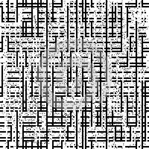 1552 Seamless texture with black and white bands, modern stylish image.