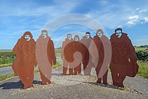 158 Squadron RAF Bomber Command Memorial, Lissett, Yorkshire.