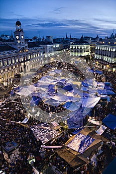 15M Madrid protest movement