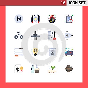 16 Creative Icons Modern Signs and Symbols of estimate, deadline, writer, clock, gift