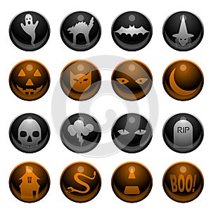 16 Halloween icons