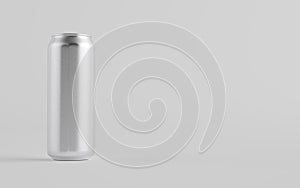 16 oz. / 500ml Aluminium Beer / Soda / Energy Drink Can Mockup - One Can.  3D Illustration