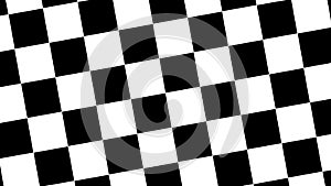 16 seconds of Checkerboard spinning black white background HD video 1920 1080