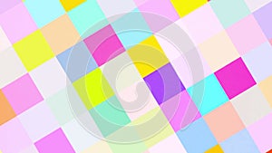 16 seconds spinning colorful squares background HD video 1920 1080