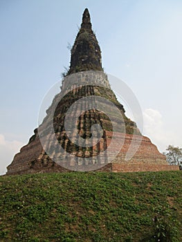 16th century ancient stupa in Xieng Khouang, Laos