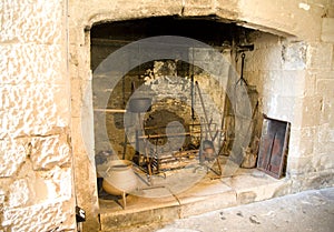 16th century fireplace