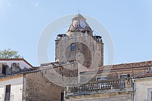 16th century palace house in Trujillo, town in the province of caceres in spain