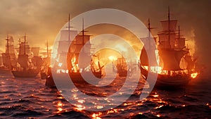 16th century sea battle in naval war