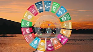 17 Global Goals Concept Earth Plexus Design Motion Graphic Animation