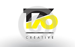 176 Black and Yellow Number Logo Design.