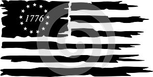 1776 American Banner Celebration Freedom Patriotic Flag