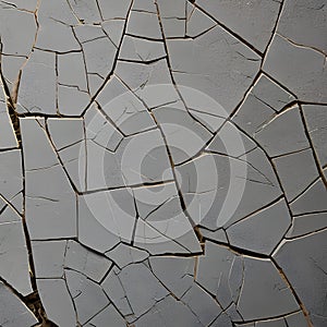 1789 Cracked Concrete Texture: A textured and weathered background featuring cracked concrete texture with rugged patterns and a