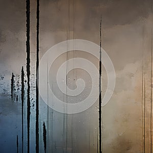 1797 Abstract Grunge Textures: A captivating and abstract background featuring grunge textures with distressed elements, rough s