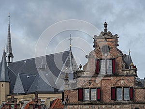 17th century Dutch architectures at the city of Nijmegen in the Netherlands