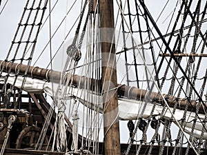 17th Century Galleon Detail