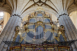 17th Century organ, New Cathedral of Salamanca, Spain